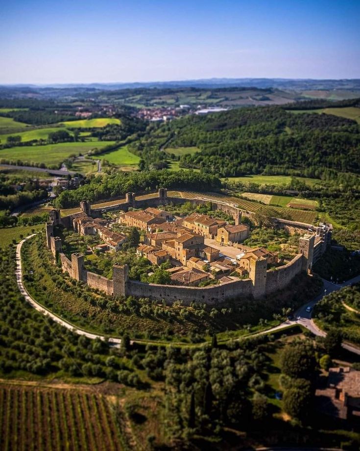 Monteriggioni, Tuscany, Italy