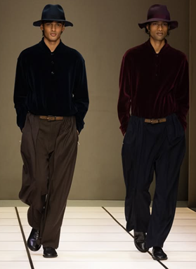 CANGIANTE sfilata Armani