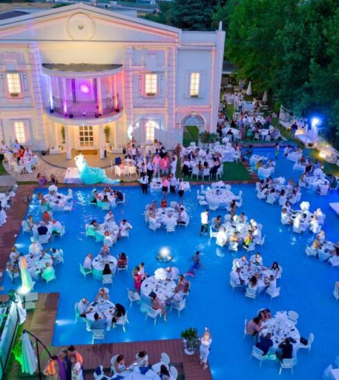 WHITE DINNER WATER SHOW EVA3000 ph Press