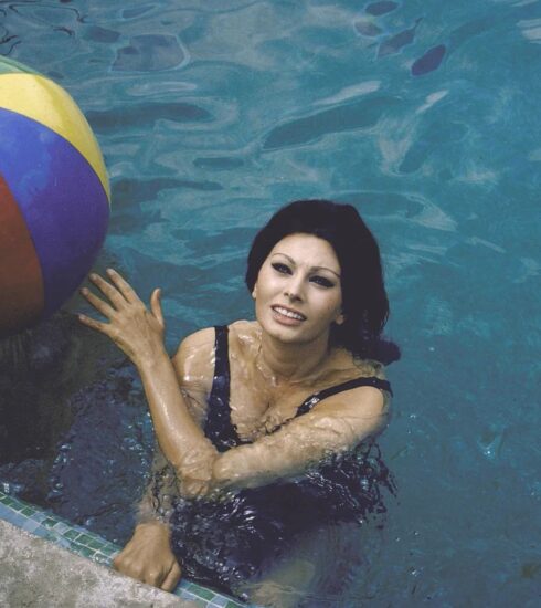 Sophia Loren piscina Anni '50 ph X