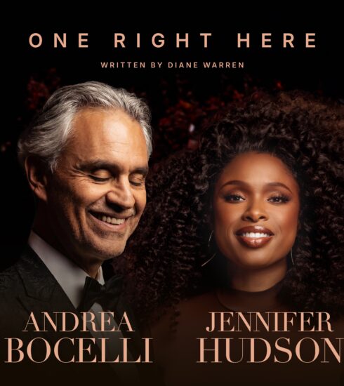 Andrea Bocelli e Jennifer Hudson ph ig